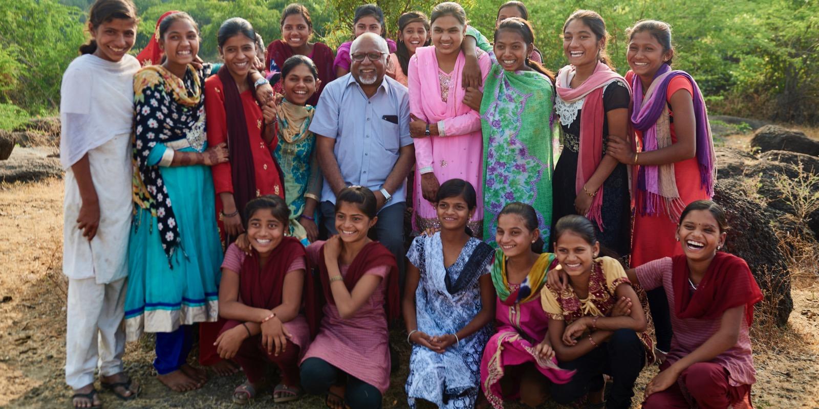 Ashok with a girlsclub