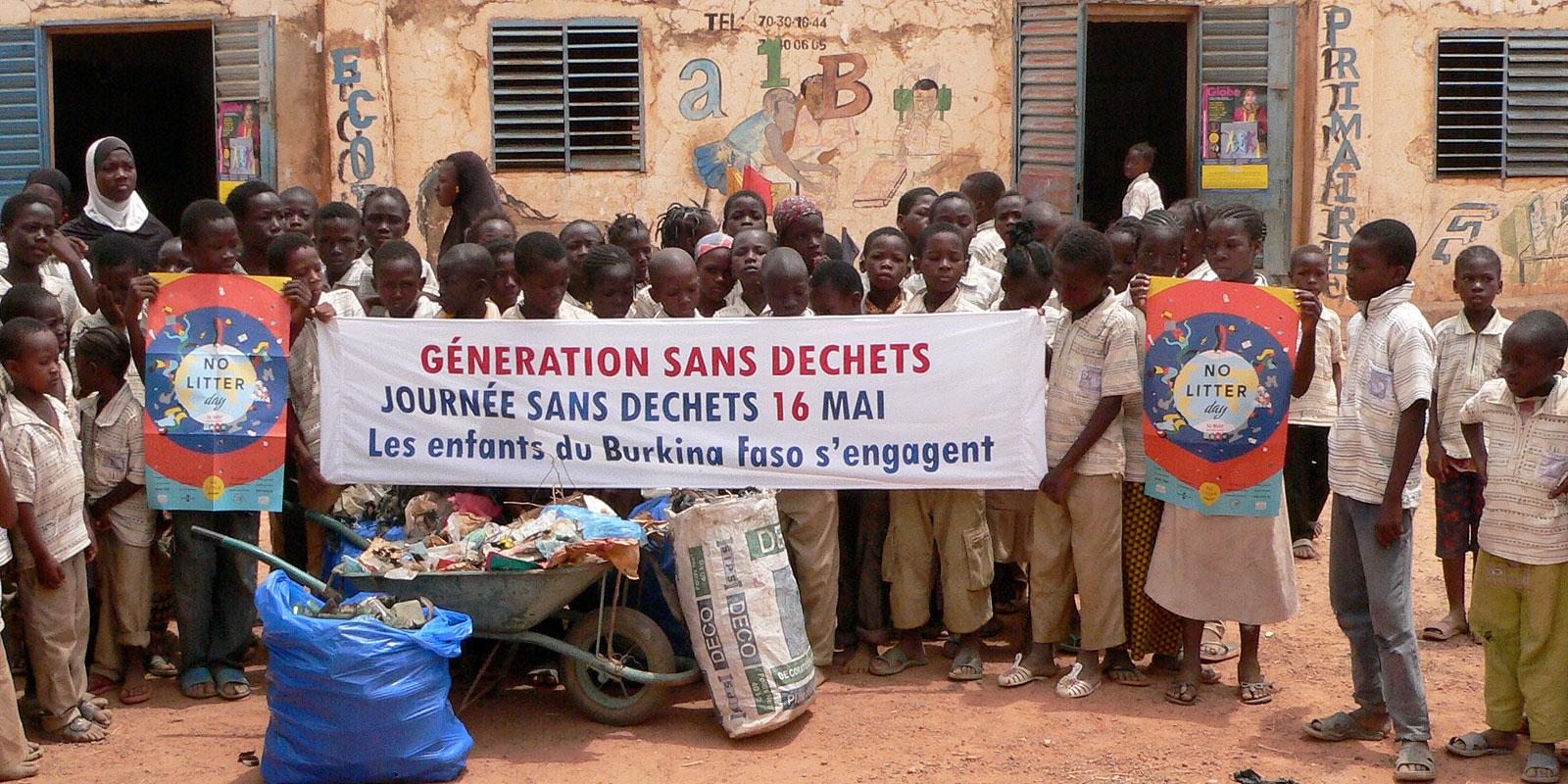 group of children on No Litter Day