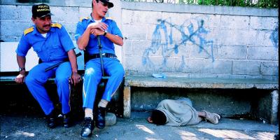 Police and small boy