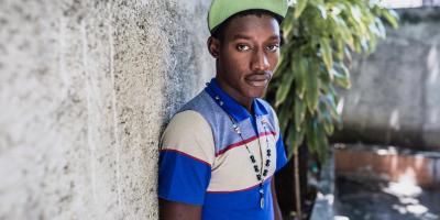 A portrait of a boy.