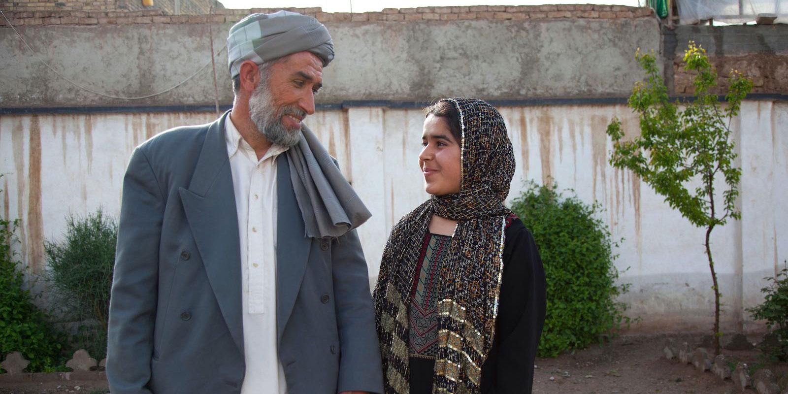 Nouria and her father