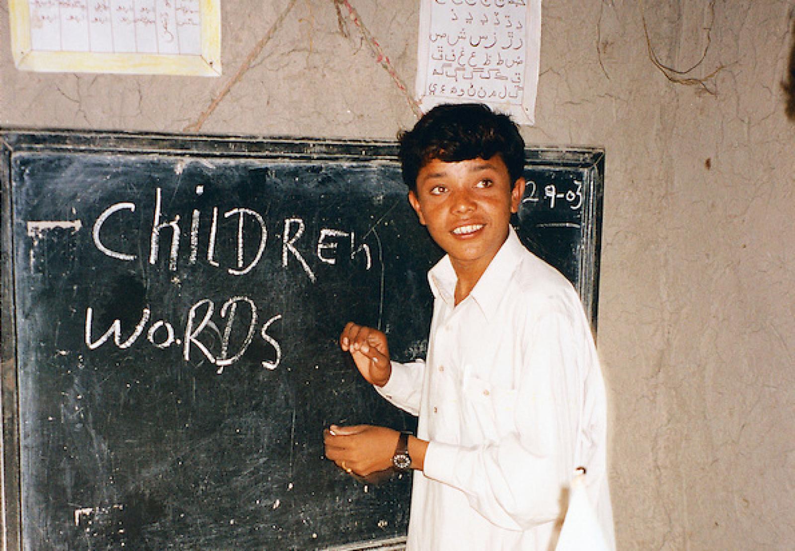 Finally, Manga Ram was liberated from slavery by a local organisation, and started going to the village school.