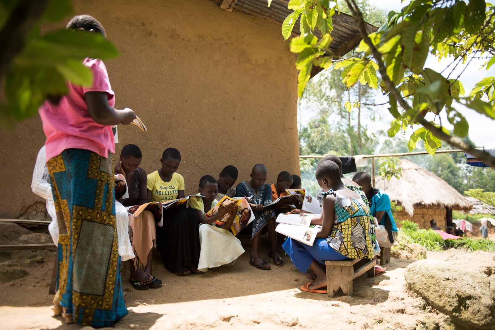 Mireille running club meeting
