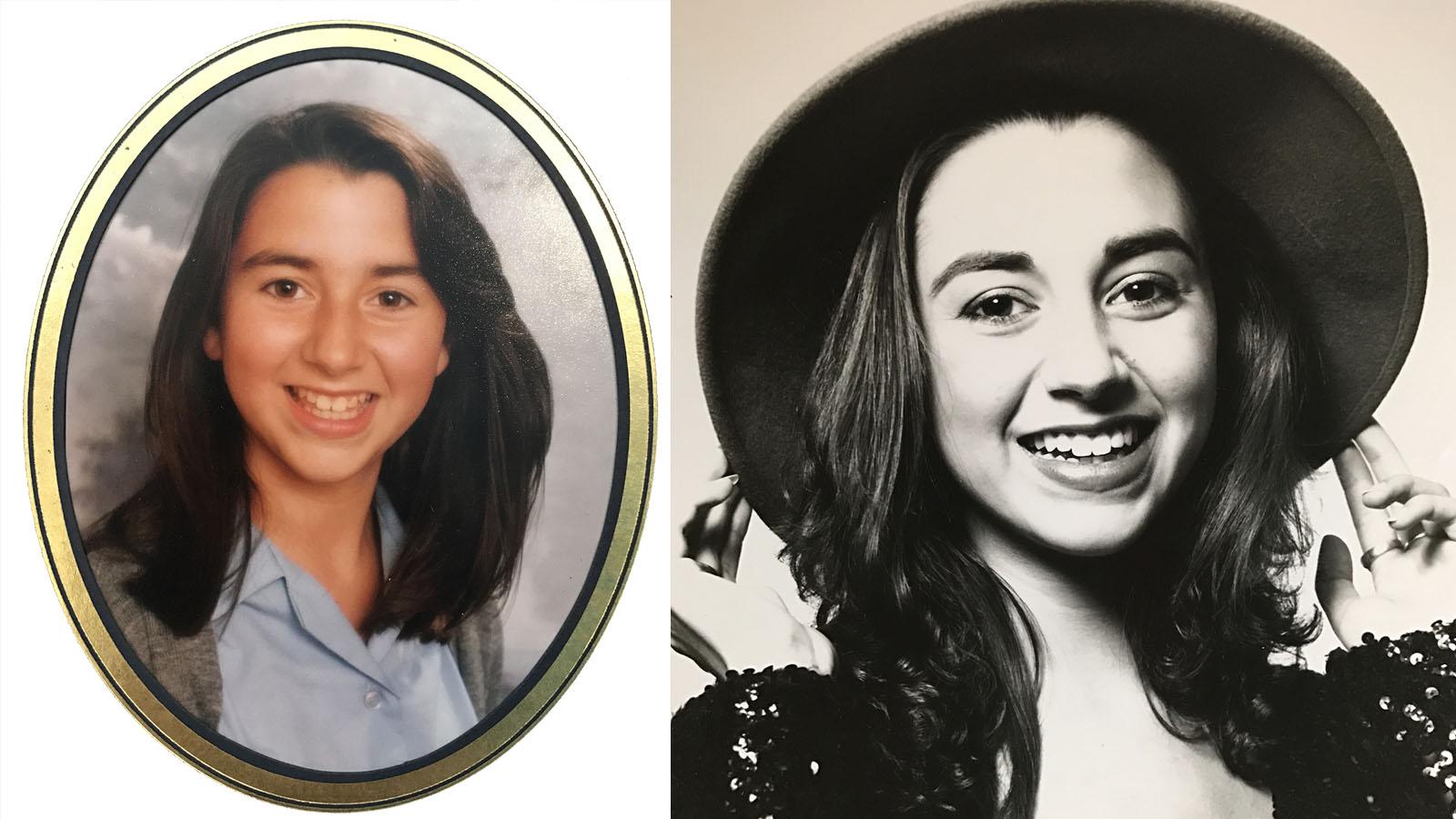 Rachel as a teenager