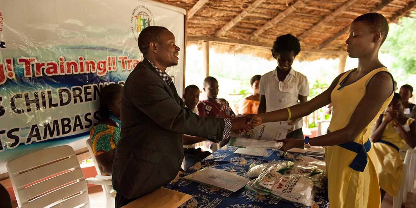Victory gets her diploma
