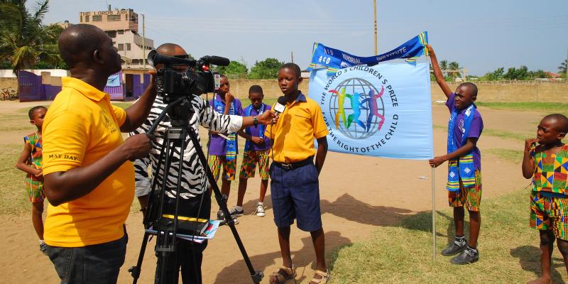 Childrens Press Conference Ghana